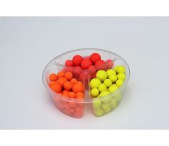 FLUO POP-UP Boilies MIX 12-15mm 90g - Čoko&Pomeranč