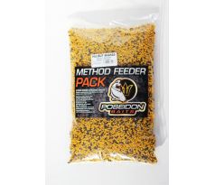 Method Feeder set 800g + 200ml booster - Halibut/Sladká kukuřice