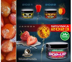 ORGANIC balance pop-up soluble 11mm 35g - Jahoda
