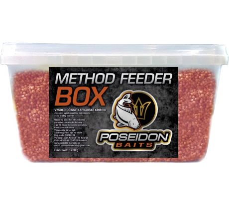Method feeder box 1kg + booster - Jahoda