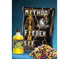 Extreem method feeder set 600g + 200ml booster - Sweet corn